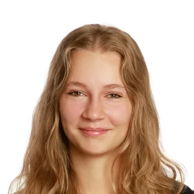 Victoria Barry smiling, she has blonde hair.